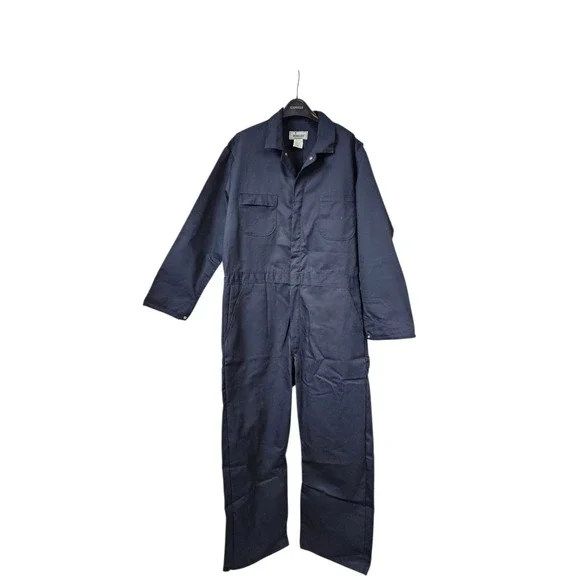 Vintage Roebucks Coverall Workwear Jumpsuit Mechanic Utility Overalls 48R F20‎